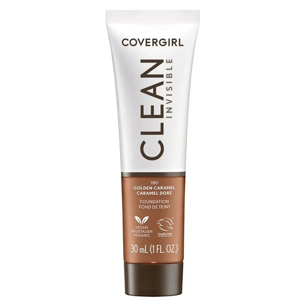 COVERGIRL Clean Invisible Foundation - Golden Caramel, NEW